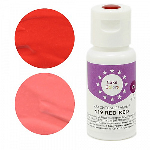 Краситель гелевый Cake Colors 119 RED RED