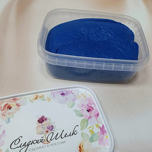 Мастика Сладкий шёлк, синяя 0,25 кг